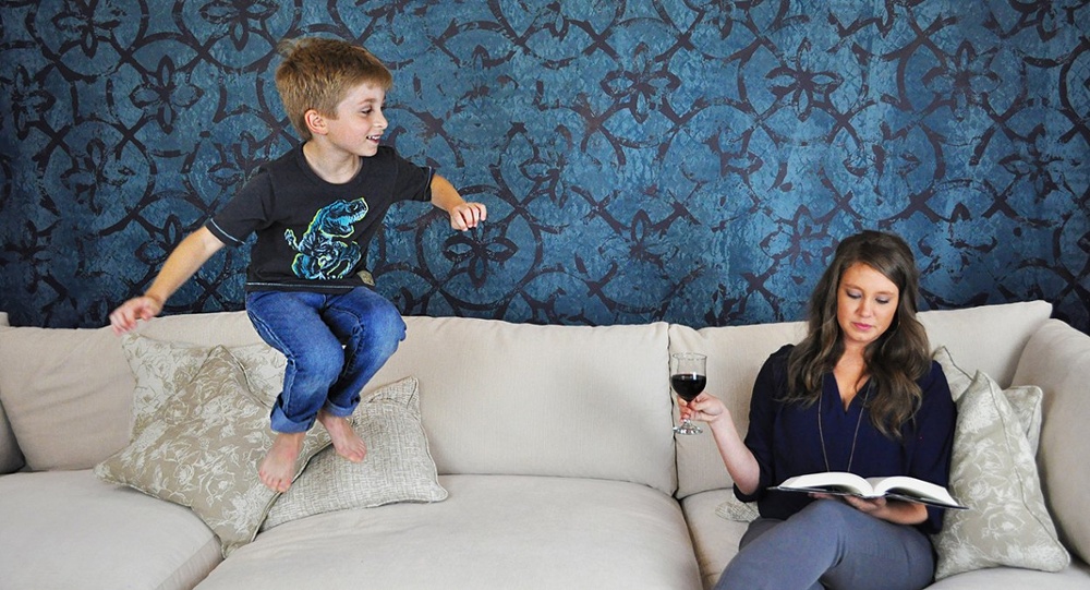 white sofa with kids, stain resistant sofa